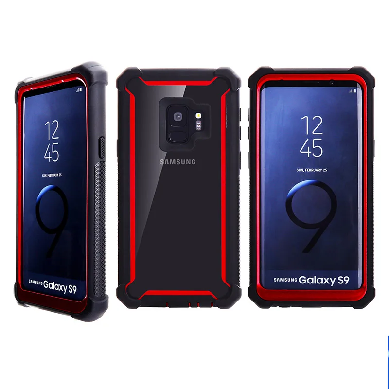 KSELF 360 градусов полный защитный чехол для Samsung Galaxy S9 Plus Мягкий ТПУ Note9 с защитой