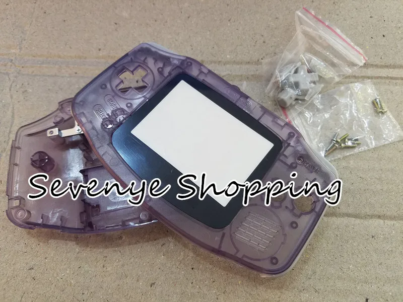 Рождественский Подарочный корпус для консоли Gameboy Advance чехол прозрачный