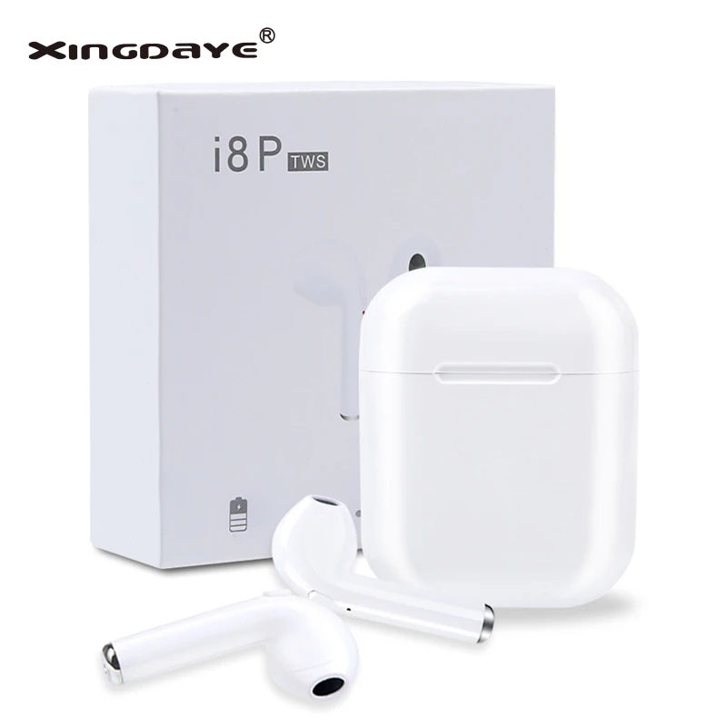 I8P TWS беспроводные Bluetooth наушники гарнитура vs i8 i7 для iPhone X Android samsung s7 s8 s9 с