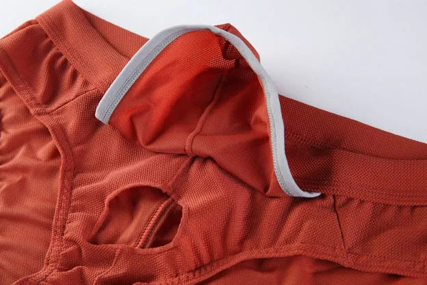 Бренд WJ Мужское нижнее белье трусы короткое сексуальные плавки пенис мешок