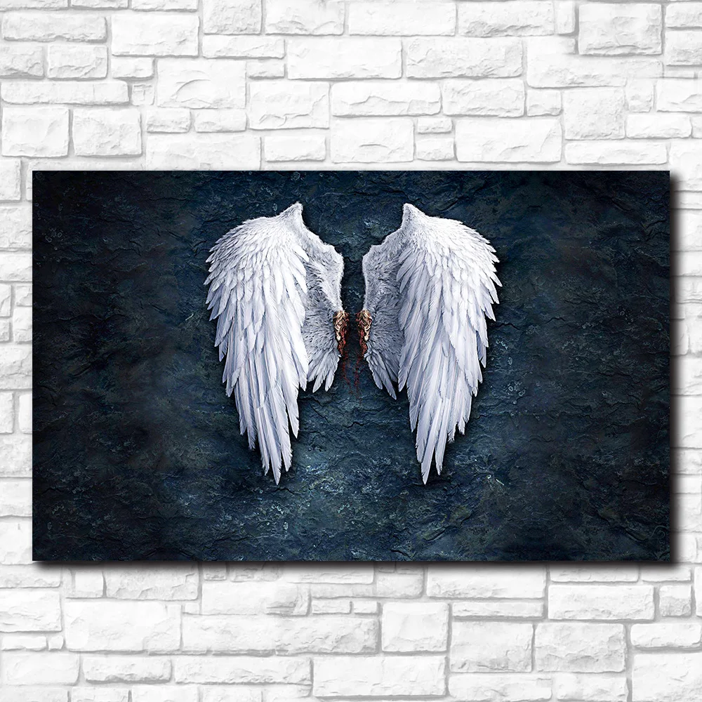 

Fashion Wall Pictures Anime Angel Wings Image Home Decor On Canvas Modern Wall Art Canvas Print Poster Canvas Painting Unframed