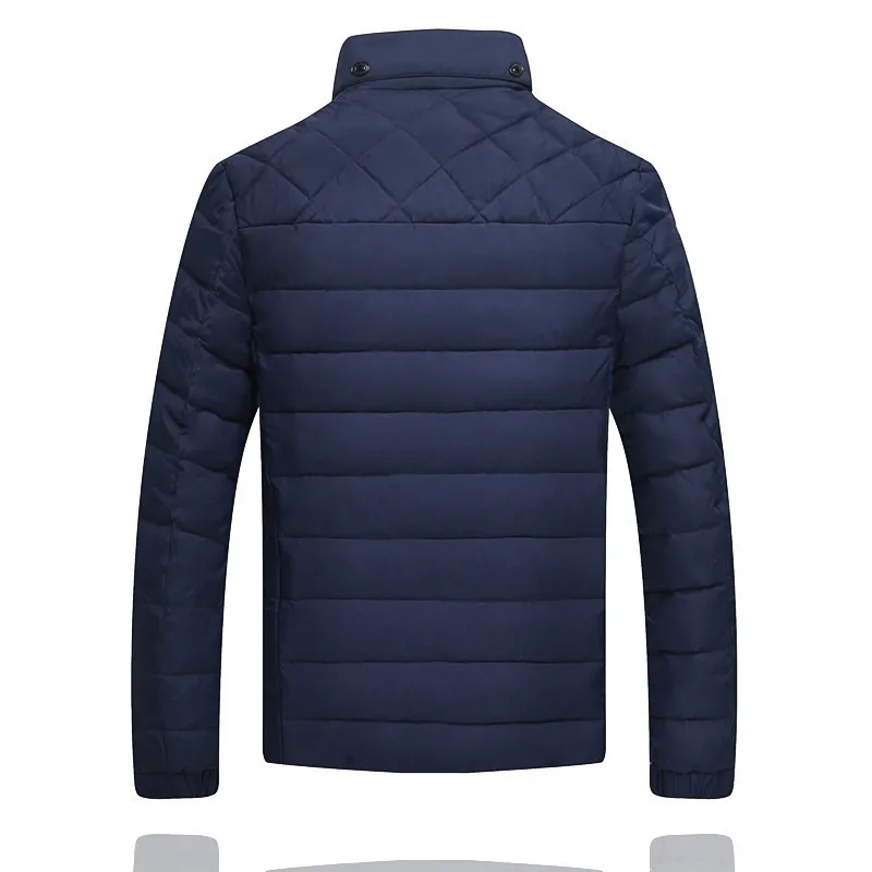 2015 male fashion stand collar winter down coat men's clothing fleece thermal outerwear | Мужская одежда