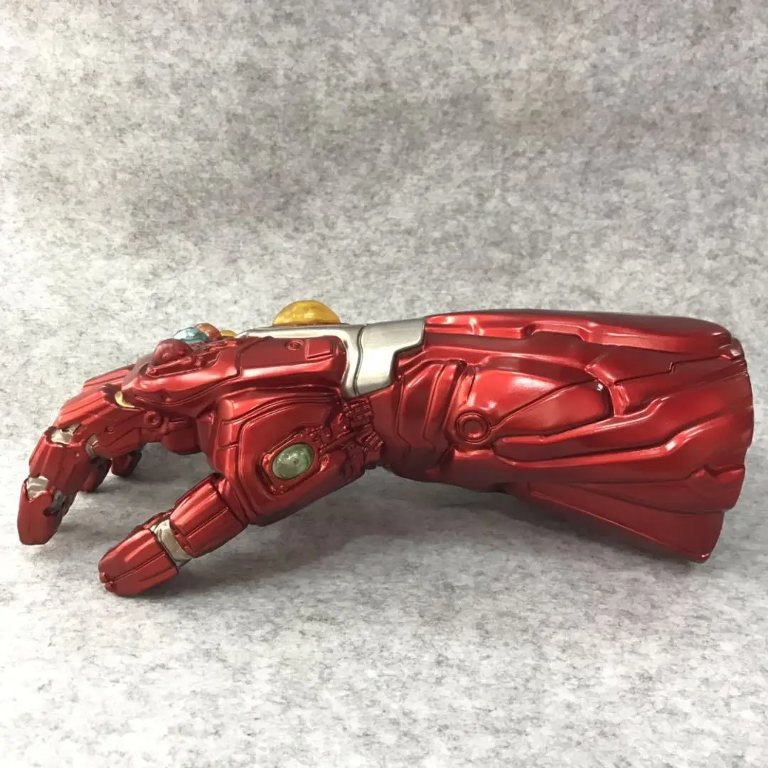 Marvel Мстители конец игры Железный человек Бесконечность перчатки с светодиодный