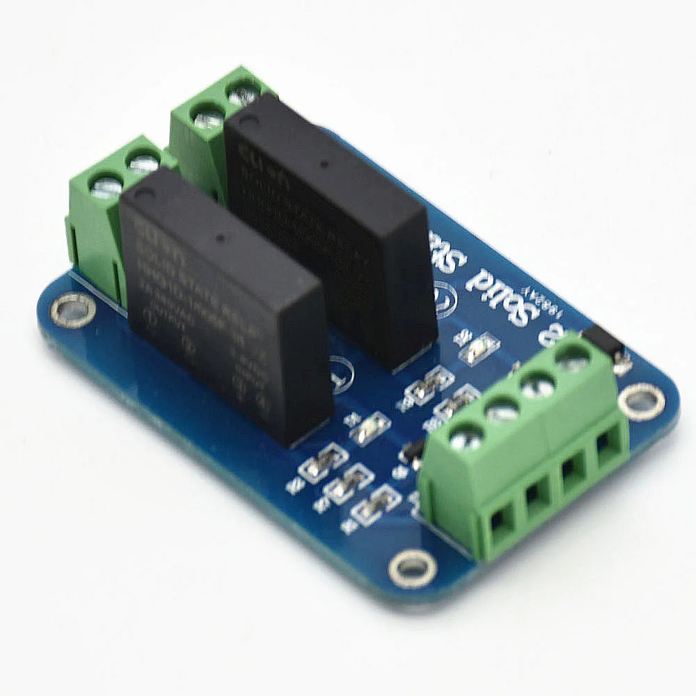 SHGO 5V двухканальная твердотельная релейная плата для Arduino Uno Duemilanove MEGA2560 MEGA1280 ARM DSP