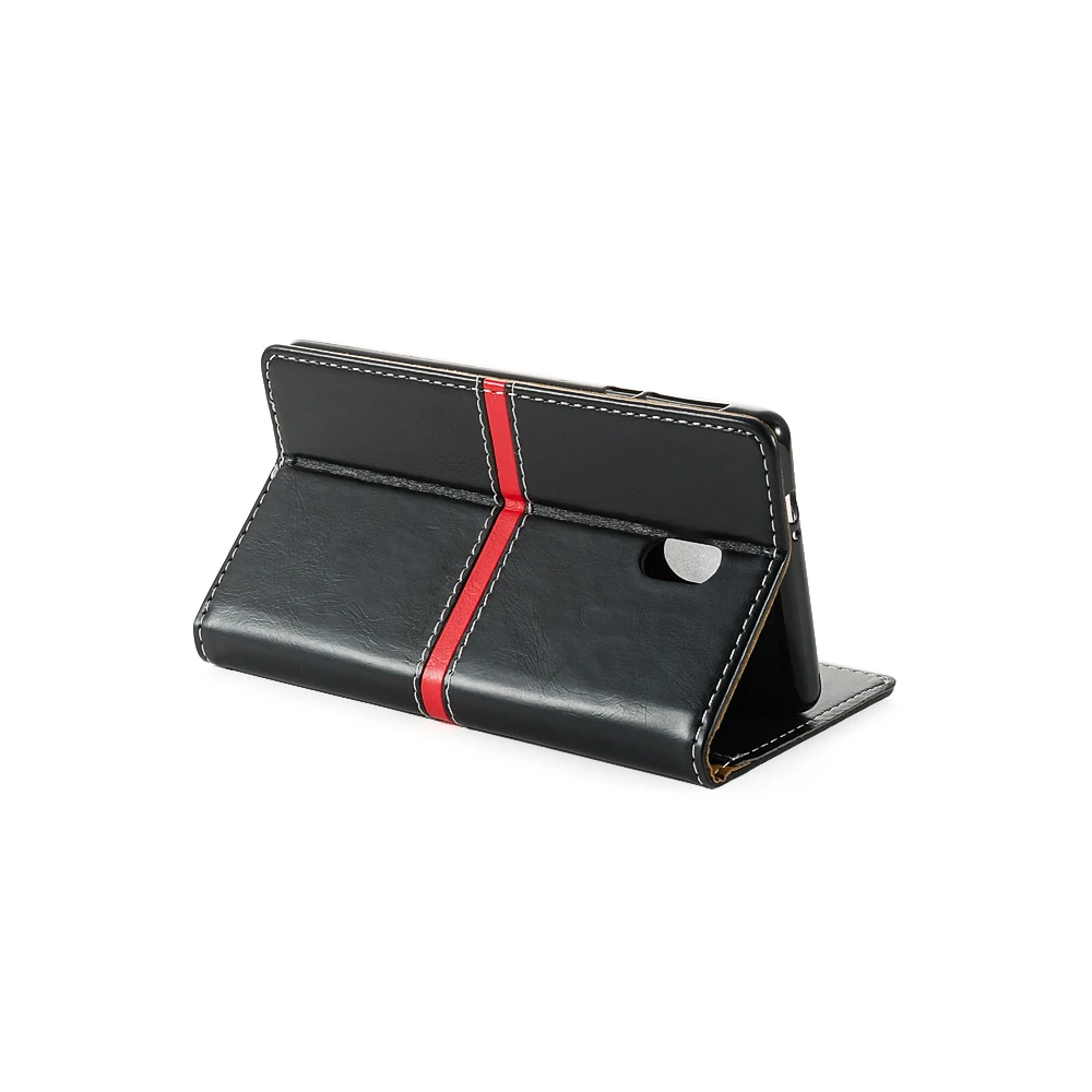 

Vintage Pu Leather Wallet Case For Nokia 3 Flip Book Case Tpu Soft Silicone Back Cover For Nokia 3 Business Phone Case