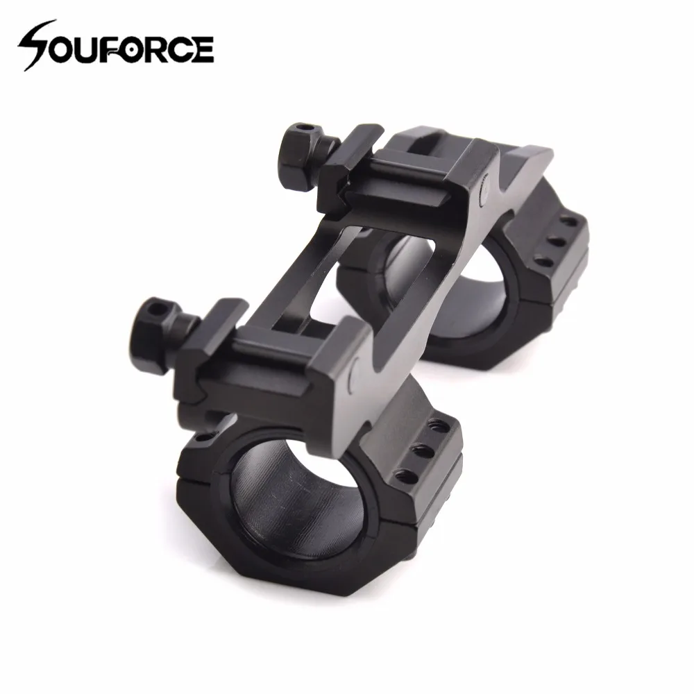 

US 30mm/1Inches Dual Ring Cantilever Scope Rail Mount Fit 20mm Picatinny Weaver Accessory for Hunting