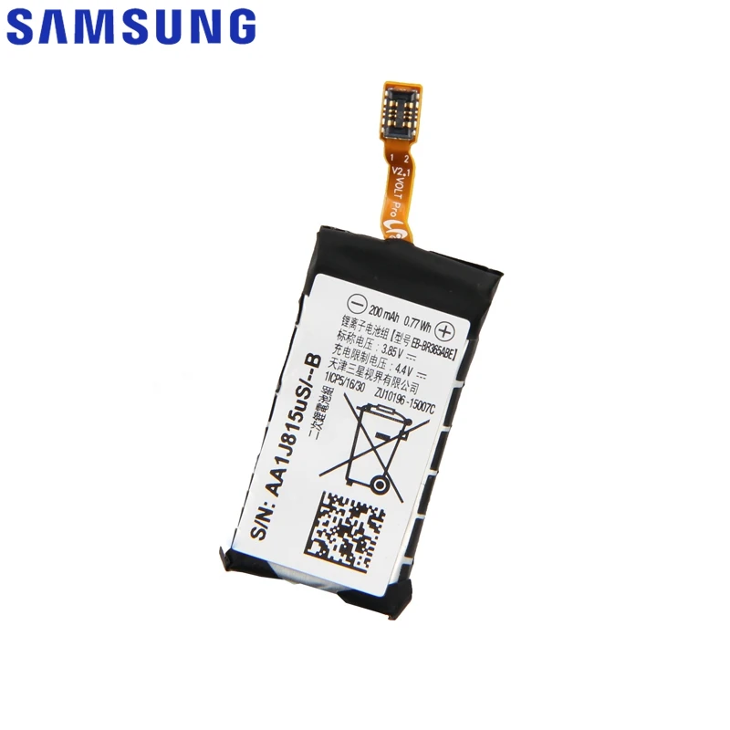 Оригинальная запасная аккумуляторная батарея для Samsung Gear Fit 2 Pro R365 EB BR365ABE 200 мАч с