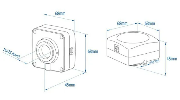 ECMOS 5 0 M камера для микроскопов CMOS SONY IMX335 Sensor C-Mount цифровые камеры | Инструменты