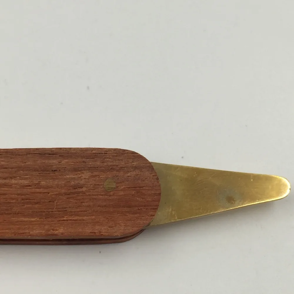 Прививочный нож профессиональный деревянный для карантинга прививочный