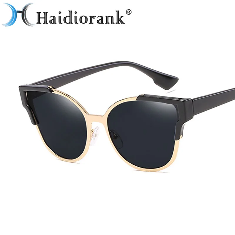 Кошачий глаз солнцезащитные очки женщин Брендовая Дизайнерская обувь 2017 ретро