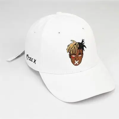 white Высокое качество хлопок певица xxxtentacion дреды Snapback кепки для мужчин женщин хип-хоп папа шляпа бейсбольная Кепка Bone Garros - Цвет: white