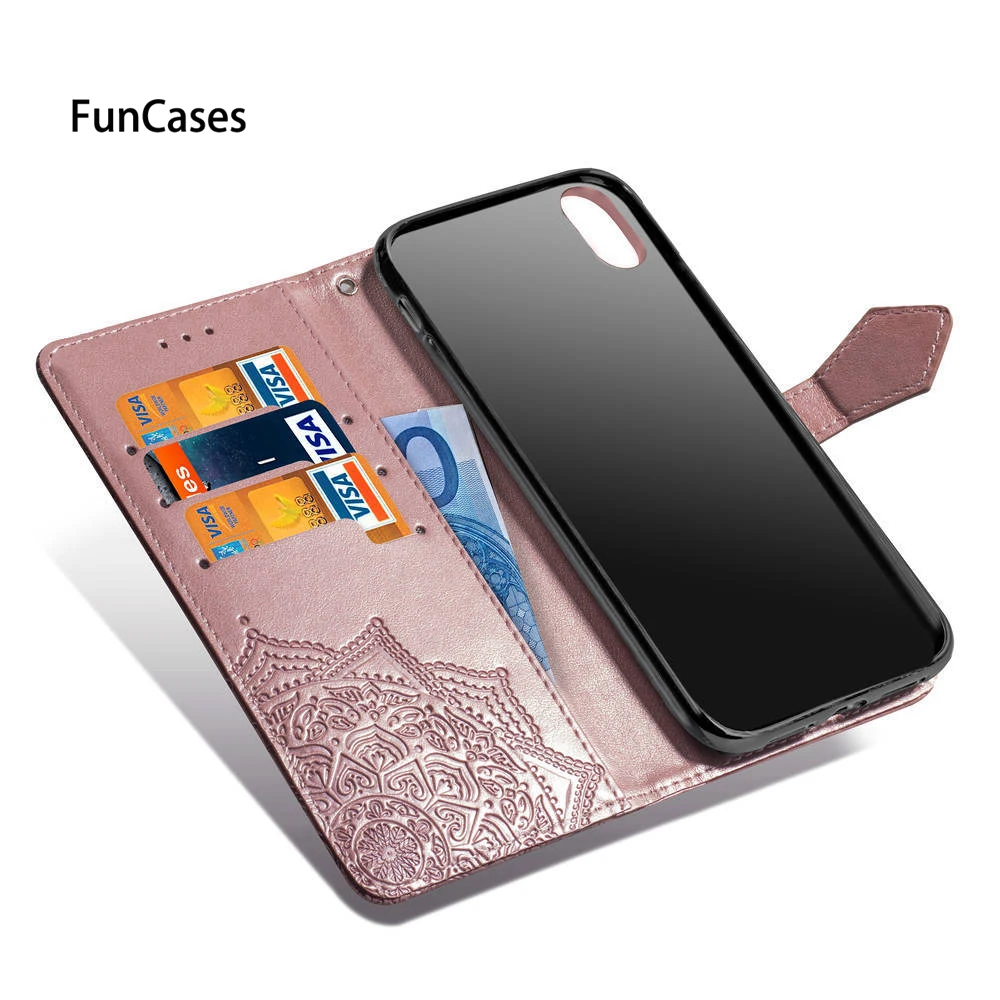 Роскошный кожаный флип чехол для IPhone 6 S 7 8 Plus Iphone X XS Max XR чехол-кошелек 6s с