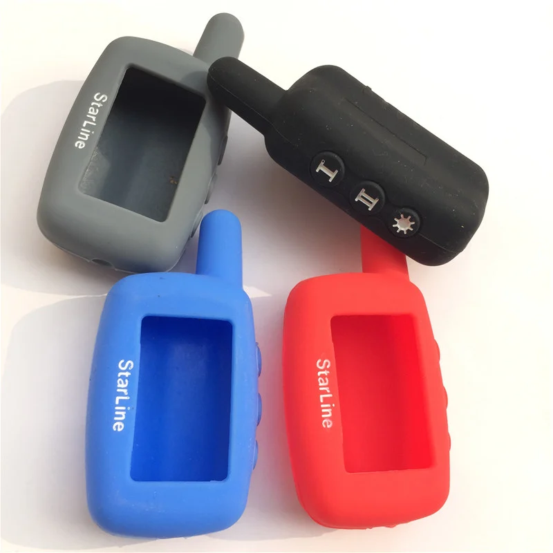 Silicone rubber Case cover For Starline A9 A6 LCD Remote Only Two Way Car Alarm Cover | Автомобили и мотоциклы