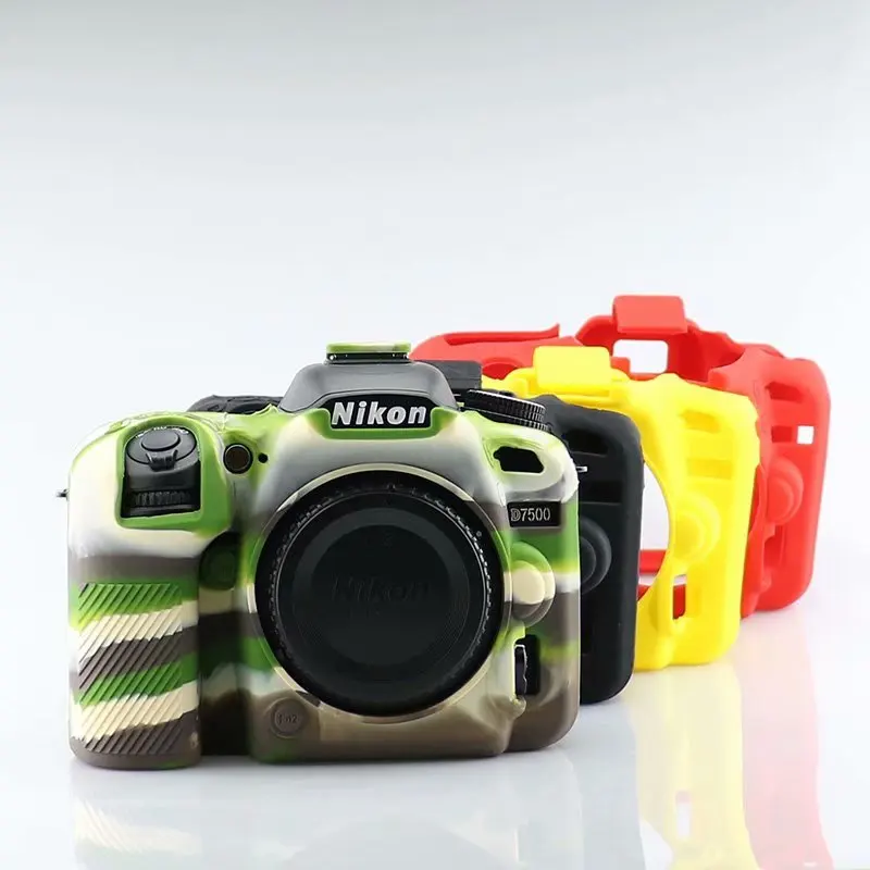 Мягкий силиконовый резиновый чехол для камеры защитный Nikon D7500 D7200 D7100 D850 D5500 D5600 D750