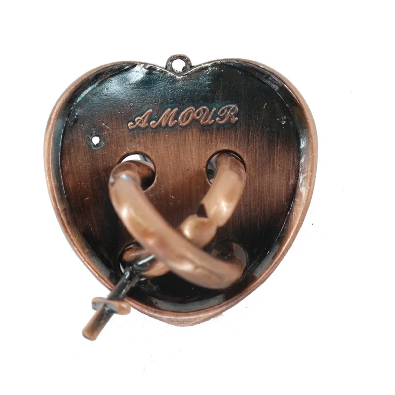 5 разных видов винтажных металлических литых пазлов волшебный замок игрушка