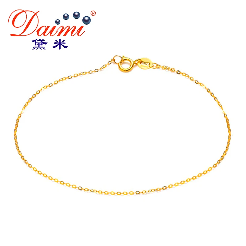 Женский браслет из чистого золота DMBGC002 18K|Гибкие и жесткие браслеты| |