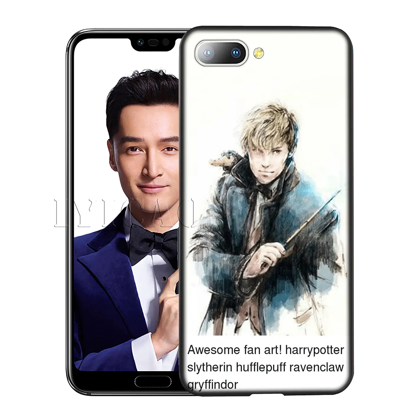 Iyicao с фантастическими животными хорошие продажи любовь мягкий чехол для Huawei Y7 Y6