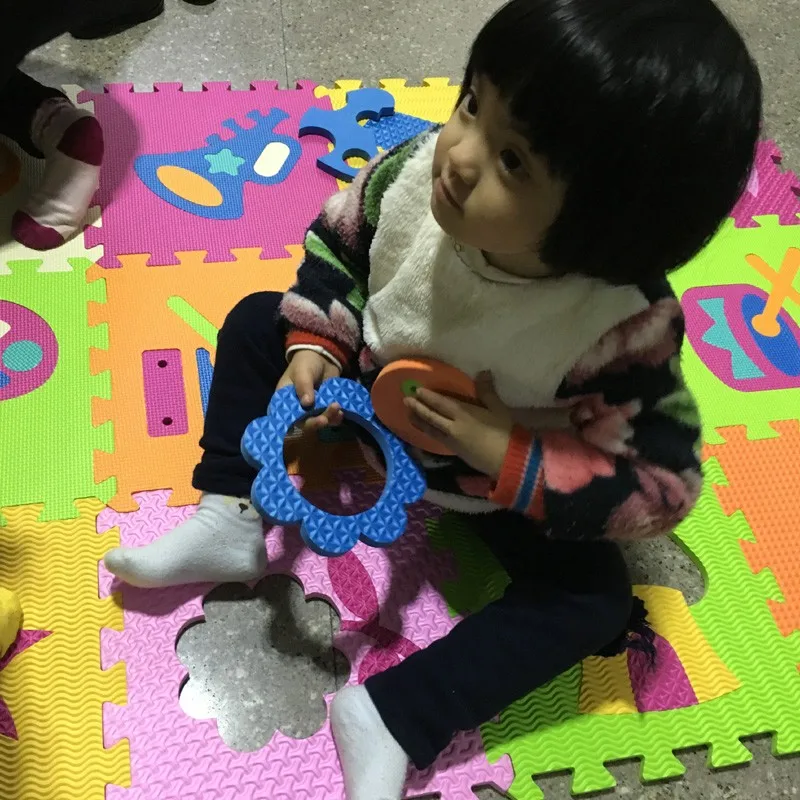 Alfombras para gatear DE DESARROLLO suave para ni&ntilde;os, estera de espuma eva de dibujos animados con n&uacute;meros/letras, almohadilla de suelo para juegos de beb&eacute;s de 30x30x1cm-1