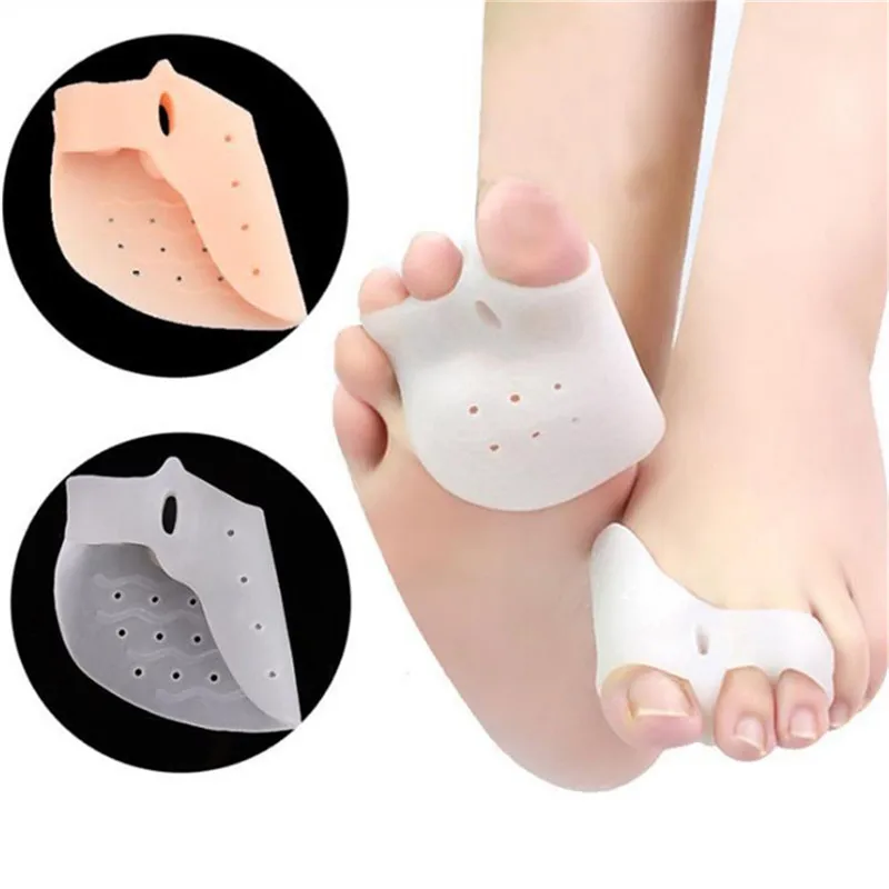 

1pair Hot Sale three-hole Protective Palm Thumb Valgus Toe Large Toe Foot Care Correction Device Toe Valgus bio-orthosis