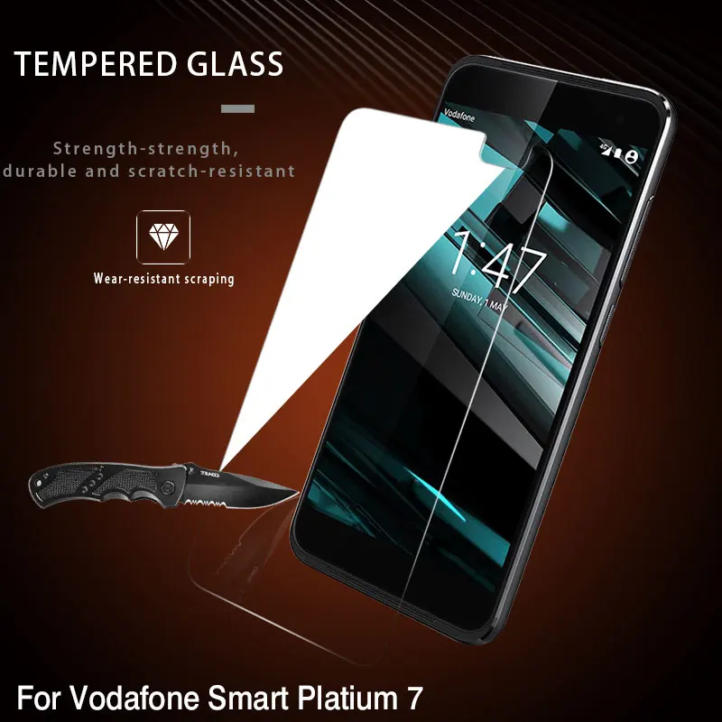 Закаленное стекло 9H для Vodafone Smart Platium 7 Защитная пленка Ultra 6 легкая в установке