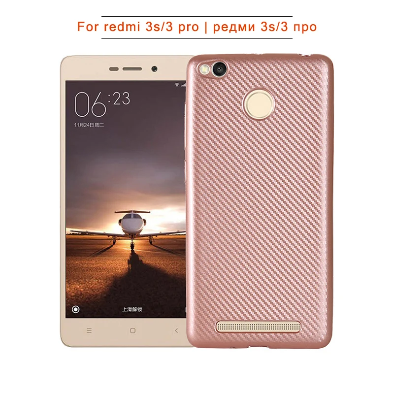 углеродные волокна узор силиконовый чехол на xiomi xiaomi redmi 3s 3 pro чехлы мягкий