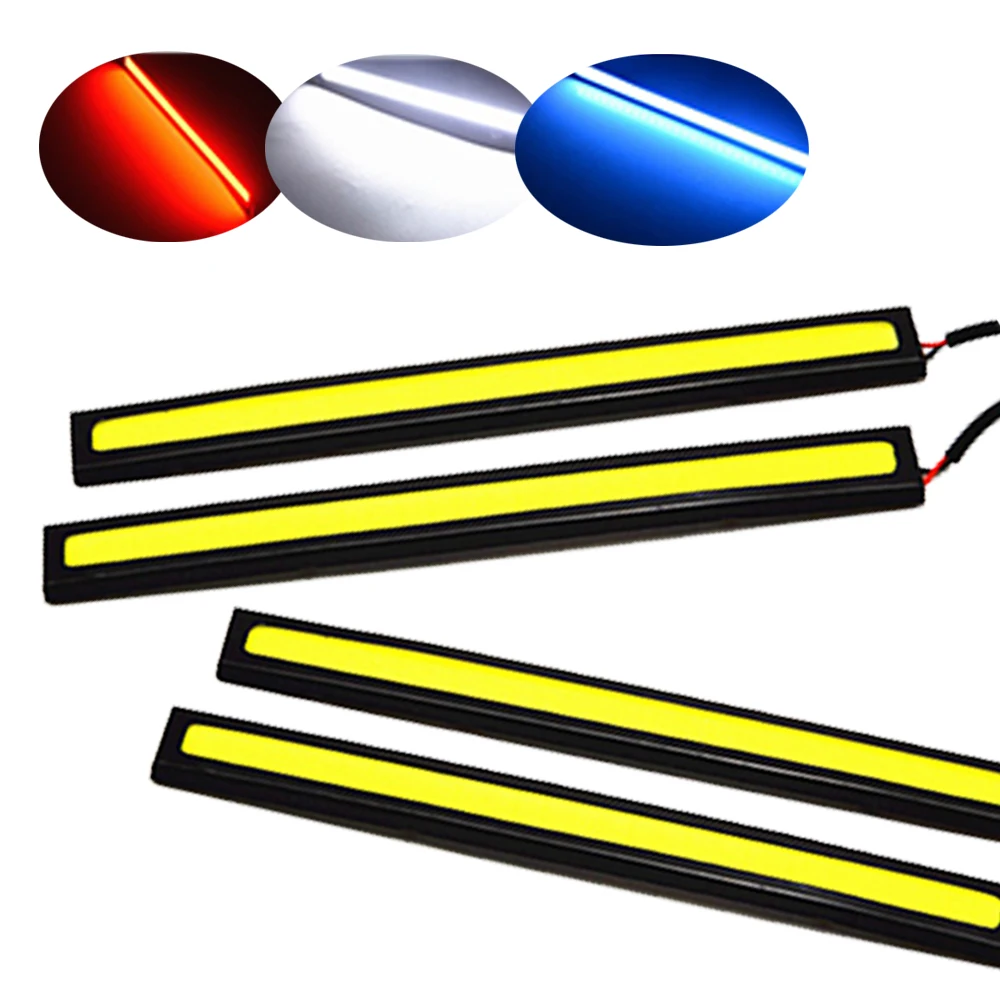 YSY 2X 17 см LED COB DRL дневные ходовые огни водонепроницаемый внешний автомобильный