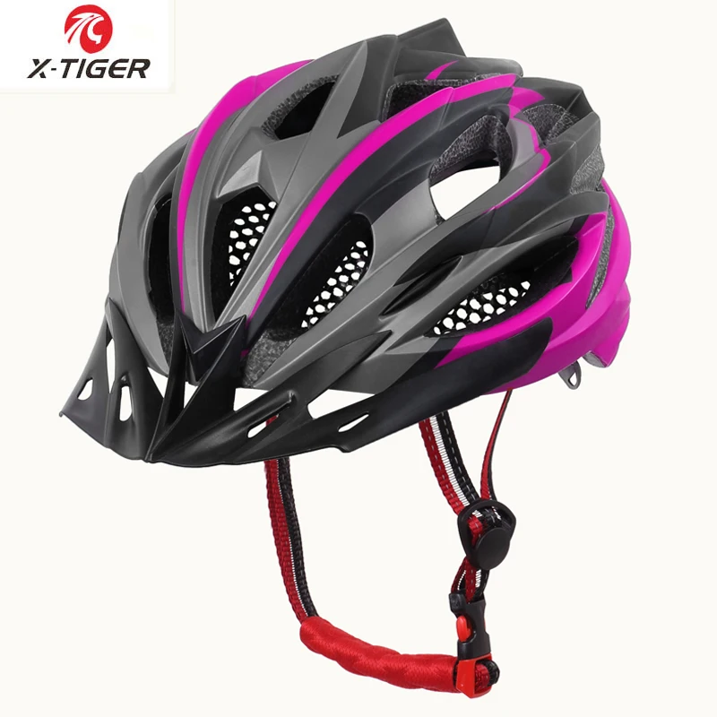 X-TIGER,, ультралегкий велосипедный шлем, литой, MTB, велосипедный шлем для горного велосипеда, защитный шлем, для улицы, для альпинизма, для мужчин и женщин - Цвет: X-TK-0503