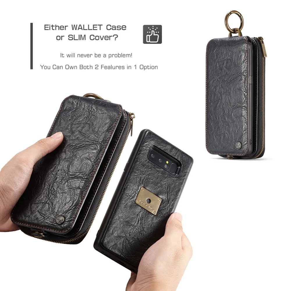 For Samsung Galaxy Note 8 S7 Edge Phone Case Flip Wallet Cover Multifunction Magnetic Waist Bag Purse with Card Slots | Мобильные