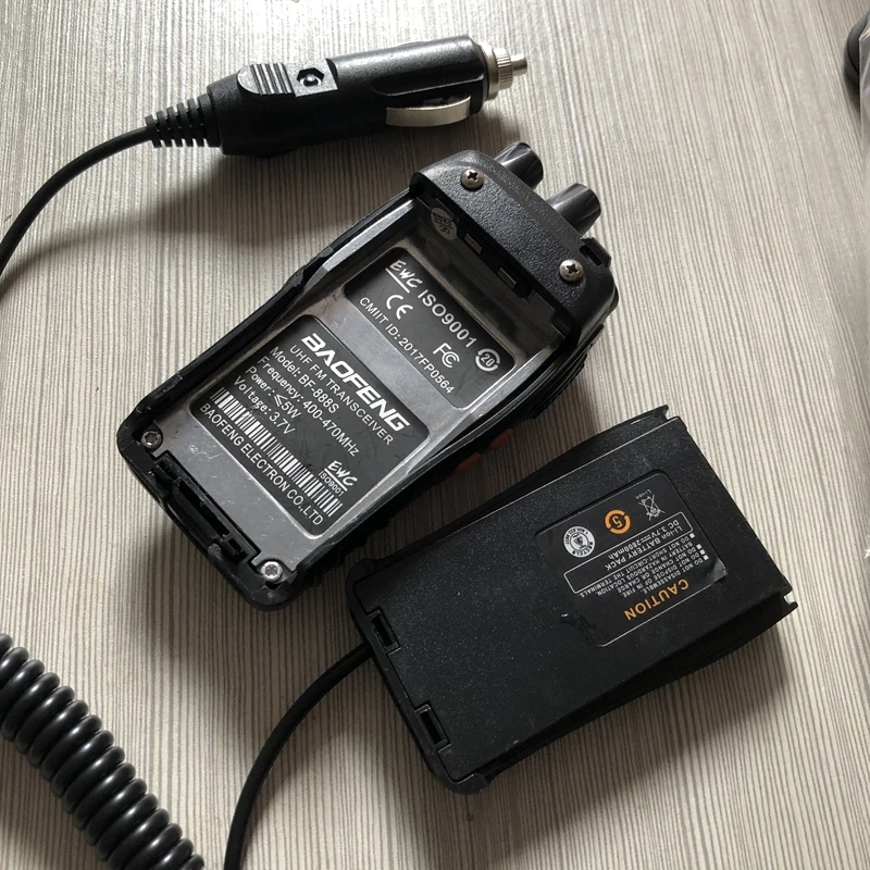 Устранитель аккумулятора для Baofeng BF 888S двухстороннее радио 12 В усиленный