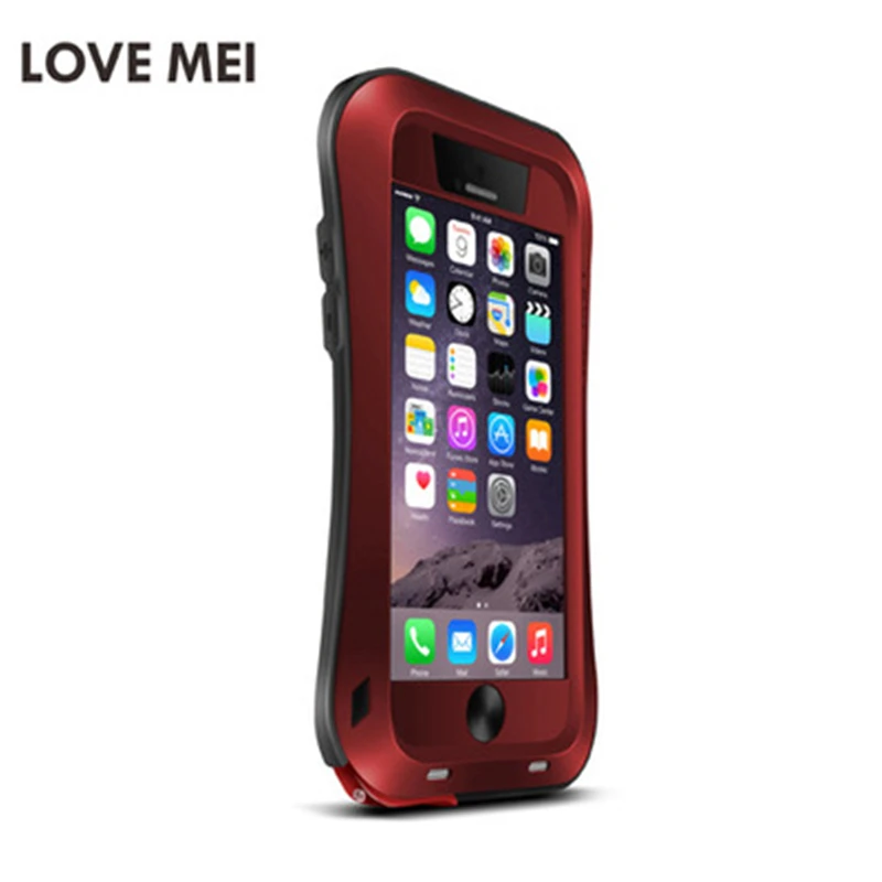 Маленький металлический чехол LOVE MEI для iPhone 6s Plus алюминиевый
