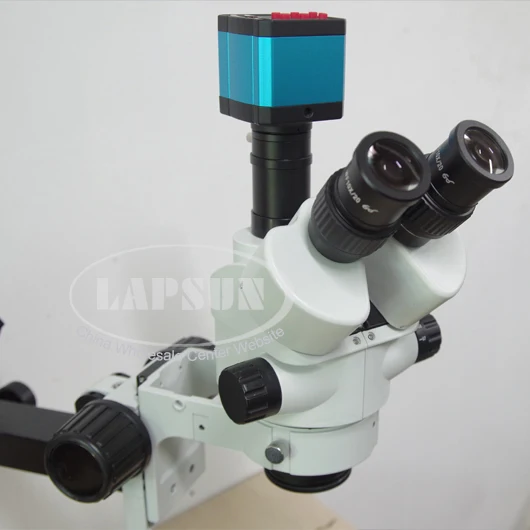 Тринокулярный оптический зум микроскоп Simul с фокусным расстоянием 3 5x 90X 14 МП USB HDMI