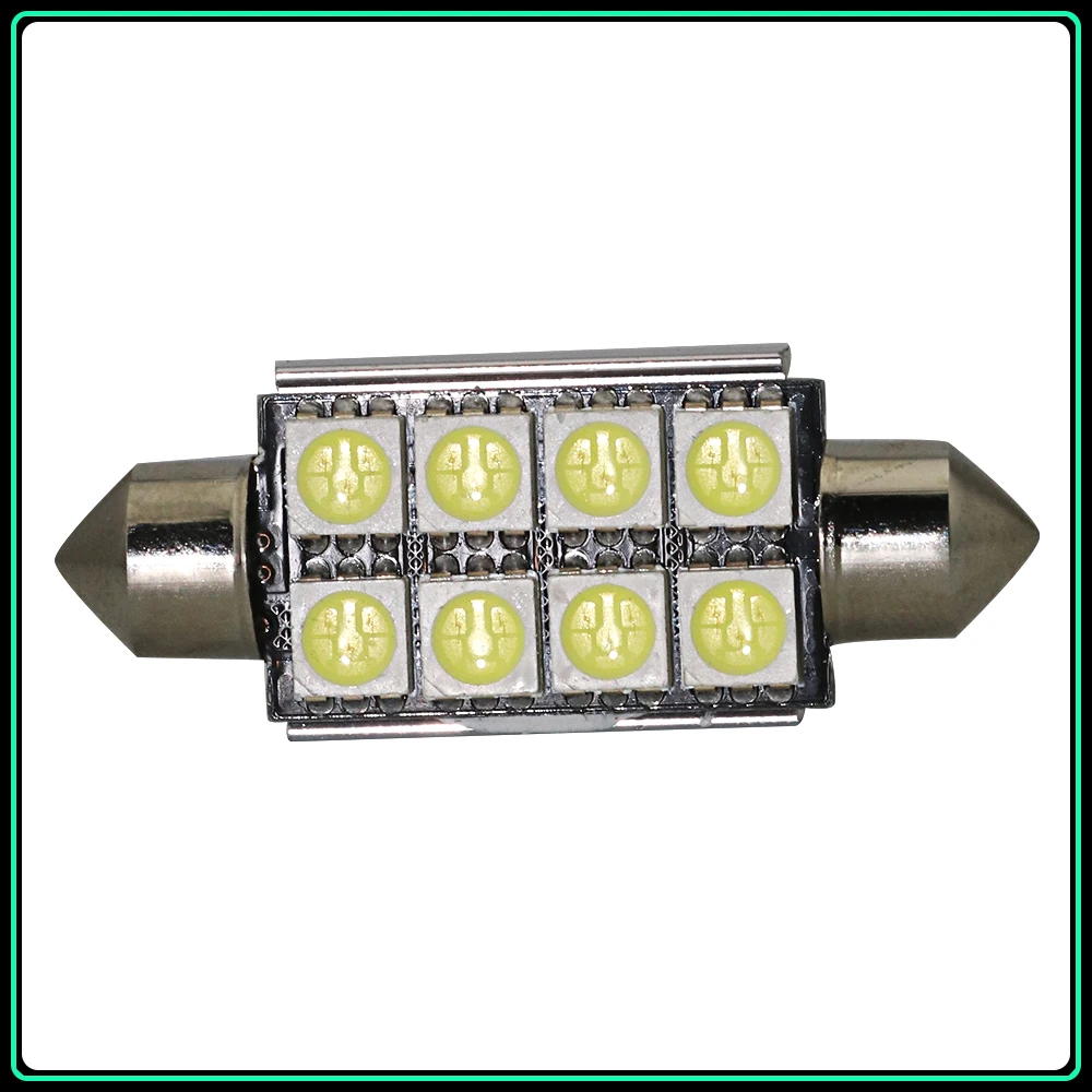 2шт 41 мм 42 C5W C10W canbus без ошибки Festoon 8 SMD led 5050 автомобильный номерной знак авто