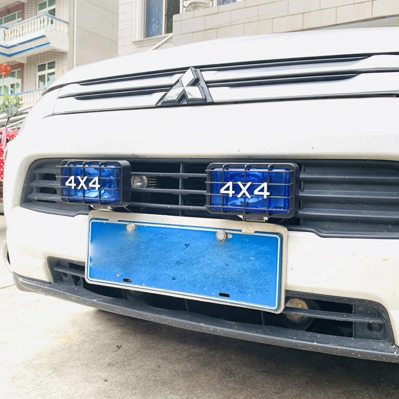 Пара 12В 55 Вт галогенные Противотуманные фары 4x4 для бездорожья LED дальнего света