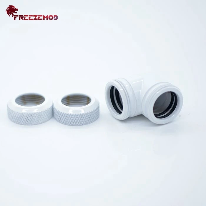 FEEEZEMOD OD14mm жесткая трубка-90 градусов двойная сторона штуцера компьютера ПК охладитель воды Штуцер OD14mm жесткая труба. HYGKN-T90