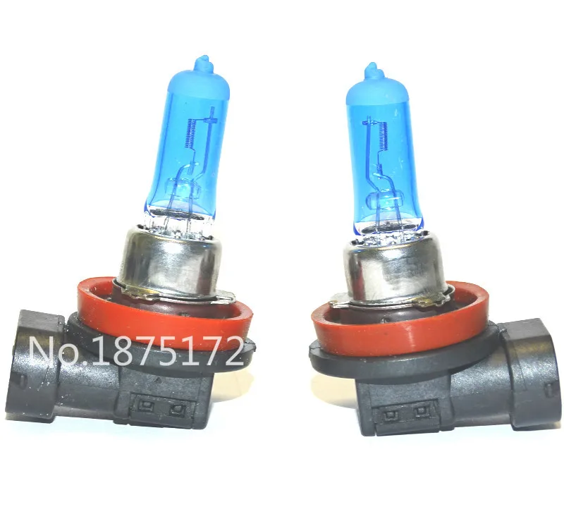 2 шт. H11 DC 12V 55W 5000K супер белый автомобильный головной светильник лампа