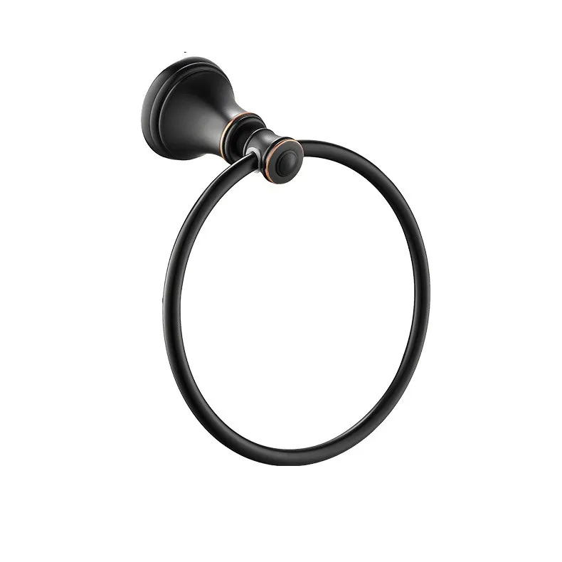 Твердый латунный набор аксессуаров для банных полотенец из 3 предметов держатель