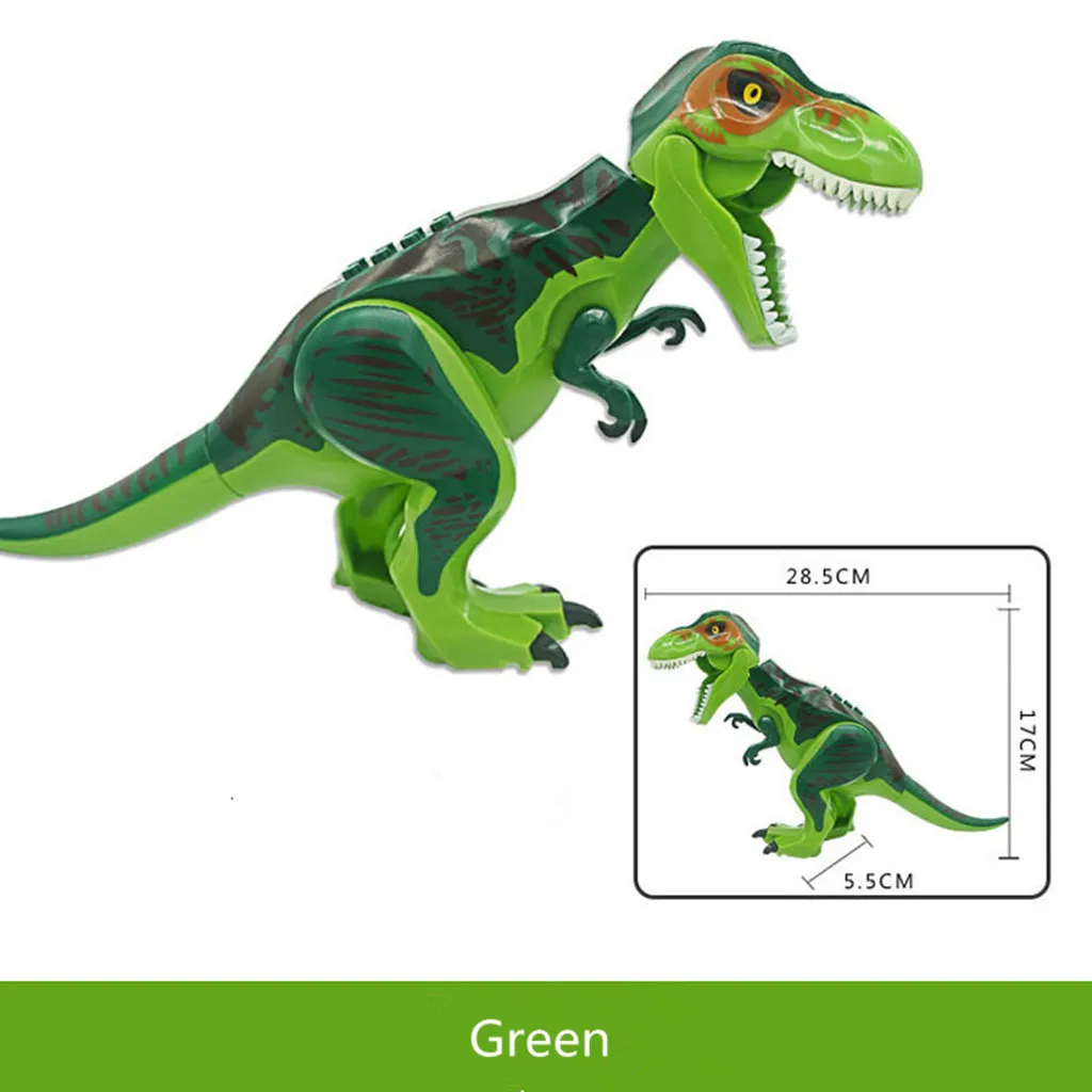 Big Size Legoings Jurassic Dinosaurs The Latest Building Blocks Set Kids Toys Irregular Shape DIY Dinos Model Figures Gift T524 |