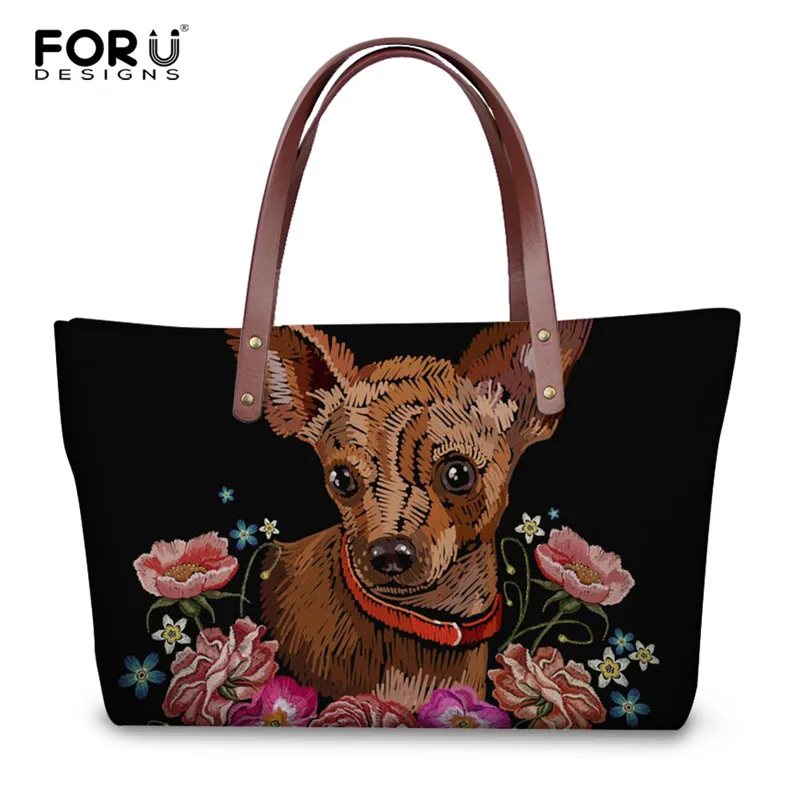 FORUDESIGNS боксеры с маргаритками сумки для женщин модные дизайнерские вышивкой