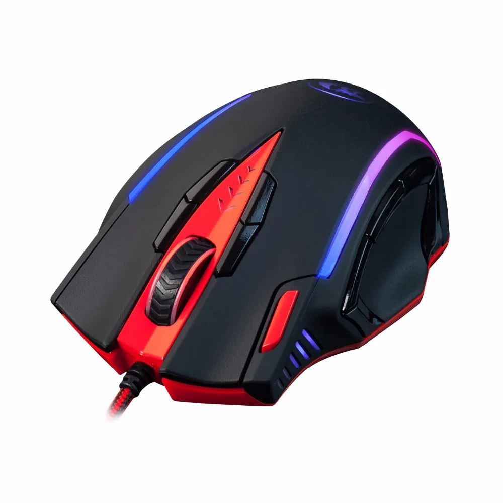 Игровая программируемая мышь Redragon M902 высокоточная RGB подсветка набор для