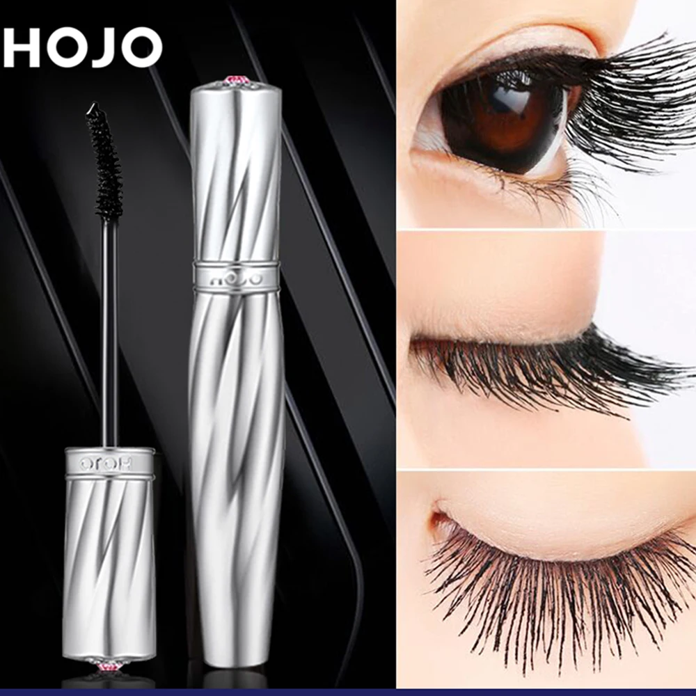 Hojo new fashion 4D silk fiber thick curling lengthening lash mascara waterproof long lasting no blooming black BN126 |