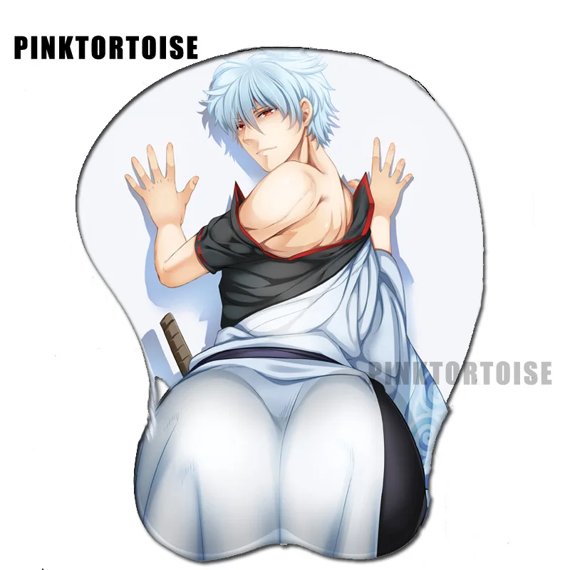 3D нагрудная силиконовая подставка под запястье с рисунком аниме GINTAMA игровой