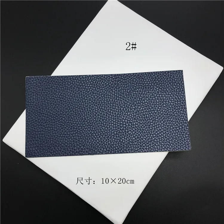 

3Pcs 10cm*20cm New Litchi Grain PU Leather Patch Free Cutting DIY Self-adhesive Clothes Trousers Cover Shoes Fix The Subsidies