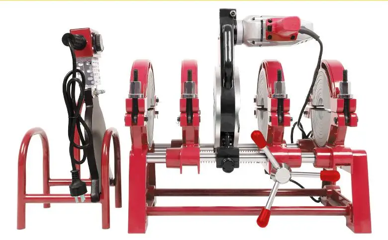 HDPE/PE Plastic Pipe 220V 1500W Butt Welding Machine Fusion Equipment Four Rings | Инструменты