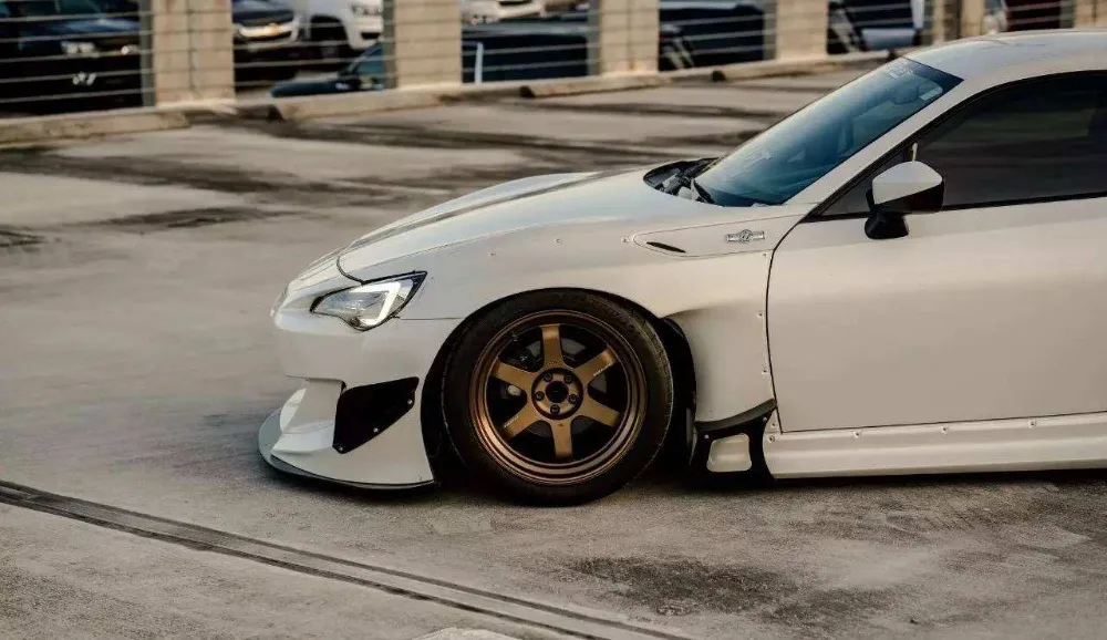 1989 1994 180SX RPS13 Rocket Bunny V2 SideSkirt углеродное волокно|Юбка бампера| |