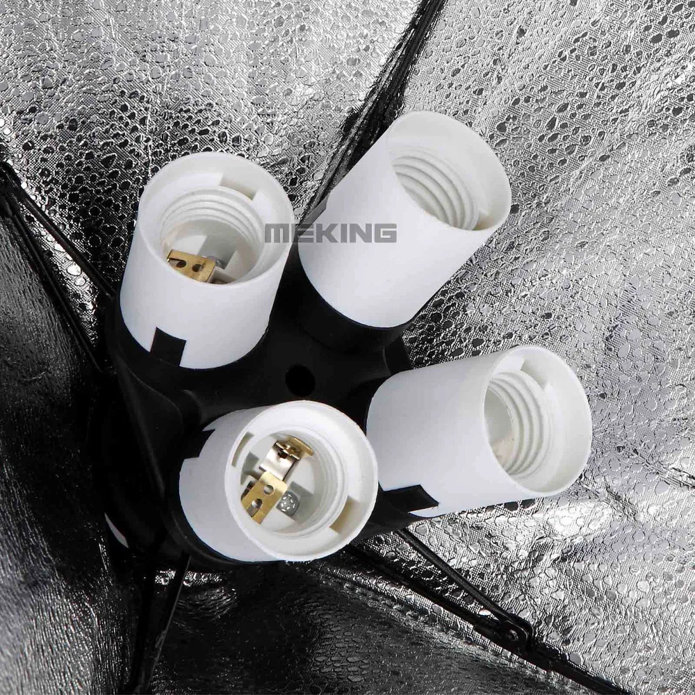 4 в 1 непрерывный светильник для фотосъемки лампа E27 адаптер держатель Подставка