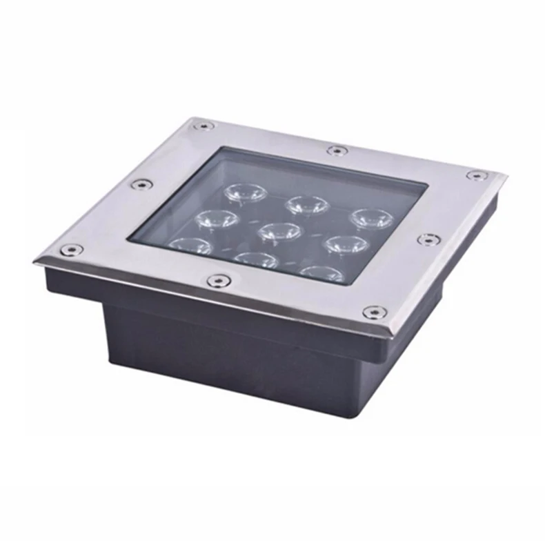 Уличная лампа IP66 9 Вт RGB водонепроницаемая светодиодная подземная из нержавеющей