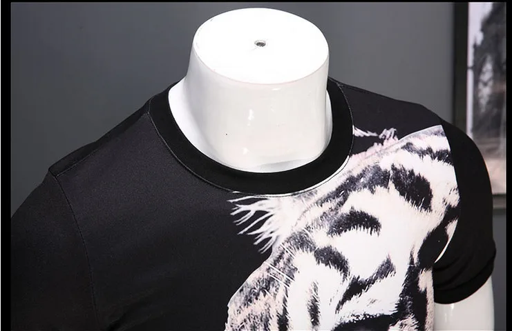 2018 Summer Cotton Men Casual T shirts Brand Fashion Korean Silm Fit Tshirts Plus Size | Мужская одежда