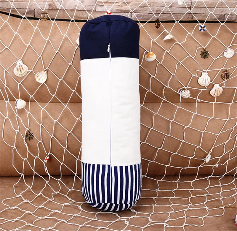 Якорь морская культура наволочка Матросская память хлопок лен 3D подушка с