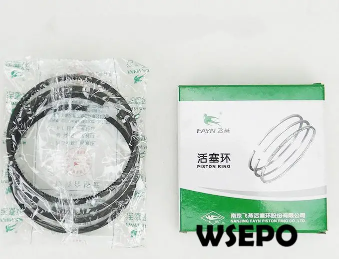 Качество OEM! Комплект поршневых колец для 4-тактного небольшого дизельного двигателя EM192 с водяным охлаждением