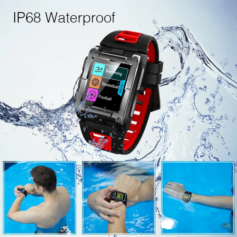 Международная версия Makibes G08 gps Bluetooth smart watch IP68 Водонепроницаемый сердечного ритма smart watch es Мужская Мульти-Спорт